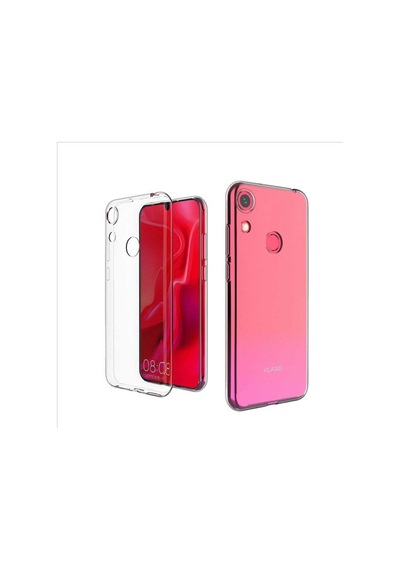 Huawei Honor 8A Kılıf Şeffaf Silikon Hibrit Case Renksiz