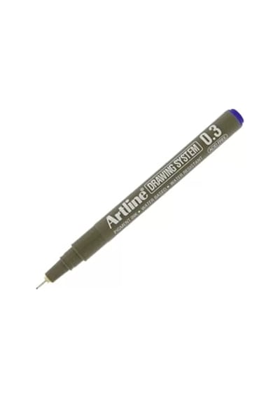 Artline 233 Çizim Kalemi 0.3mm Mavi