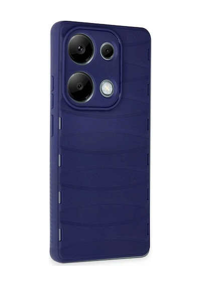 Xiaomi Redmi Note 13 Pro 4g Kılıf Bibercas Silikon Kapak - Lacivert 0.2M-Çok Renkli