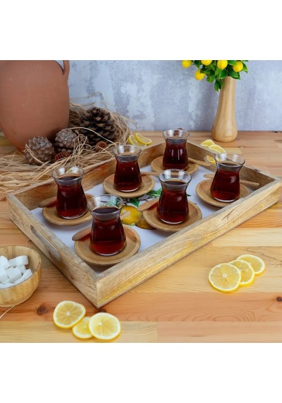 Bambum Kangura Limon Çay Tepsisi Büyük Renkli