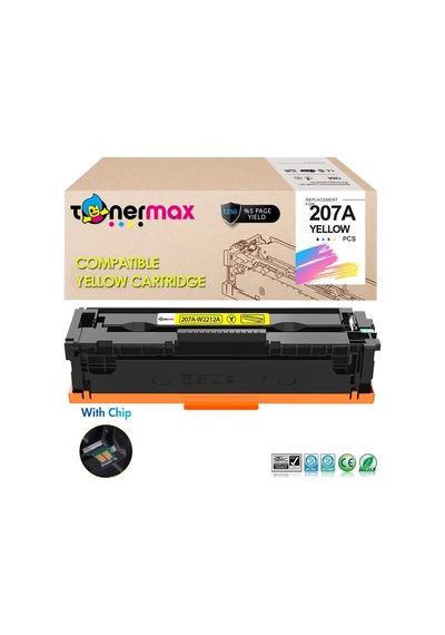 Tonermax Hp 207a W2212a Uyumlu Toner Sarı - Çipli/ Laserjet M255 / M282 / M283