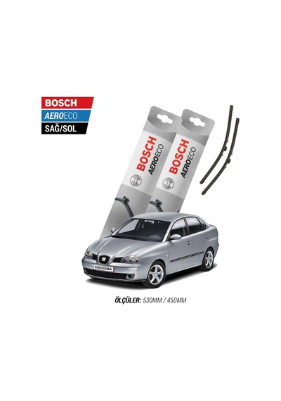 Seat Cordoba Silecek Takımı 2003-2005 Bosch Aeroeco