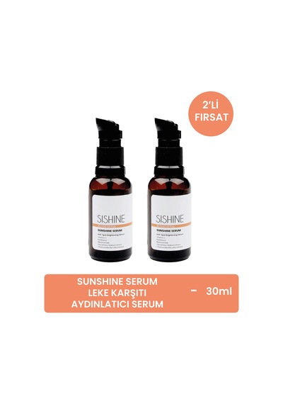 C Vitamini Serum - Sunsıne Serum - Leke Karşıtı Ve Aydınlatıcı Serum - 2 Adet
