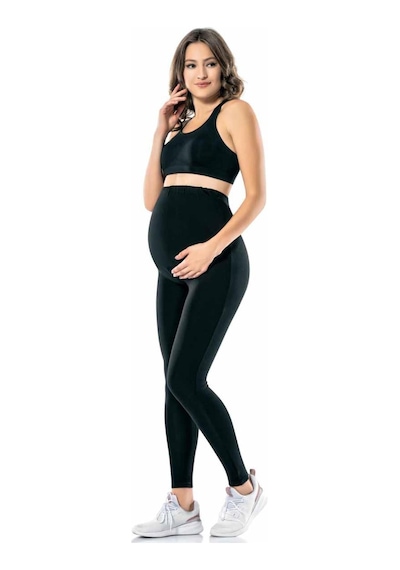 Bonbonetti Chocolate Baby & Kids Viskos Bel Ayarlı Lastik Hamile Taytı
