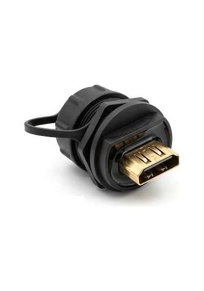 Molix MX-585 HDMI Waterproof Su Geçirmez Panel Tipi Dişi-Dişi Ara Konnektör / Adaptör