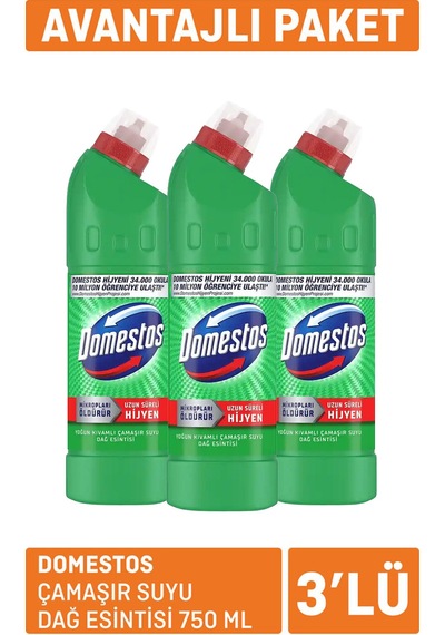 Domestos Dağ Esintisi 3x750 Ml 2'li Set