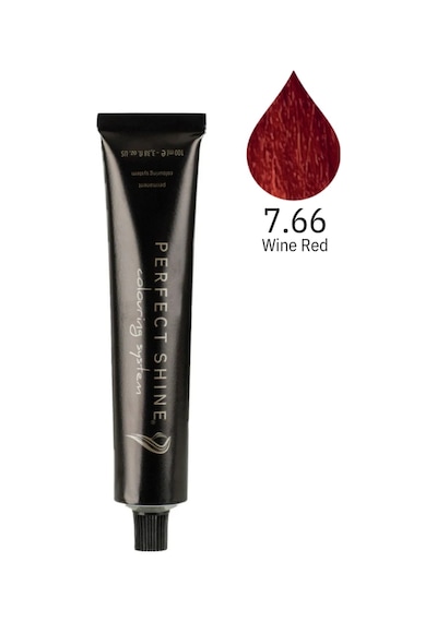Perfect Shine Permanent Profesyonel Saç Boyası 100 ML Şarap Kızılı/Lal Kızıl Red