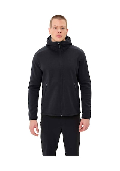 Vaude Idris Fleece Fermuarlı Erkek Hoodie 47980 Siyah
