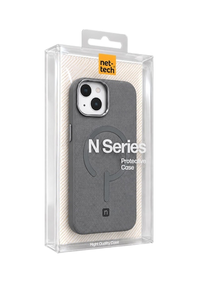 Nettech Apple İphone 13 Uyumlu Nt-n125 Magsafe Arka Koruma Kılıf - Gri