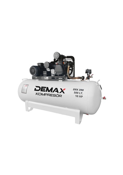 Pistonlu Hava Kompresörü 12 Bar 500 Lt 10 Hp Demax