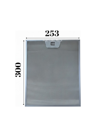Beko İle Uyumlu Adv 6510 Eı Aspiratör Davlumbaz Metal Yağ Filtresi
