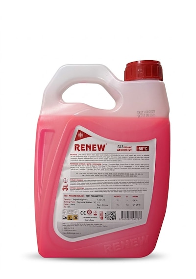 Renew Antifriz 3 Lt-56 Kırmızı G12 Organic