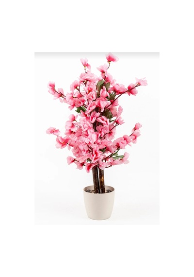 Rüzgar Yapay Çiçekçilik 60 Cm Bahardalı Ağacı Erikdalı Pembe