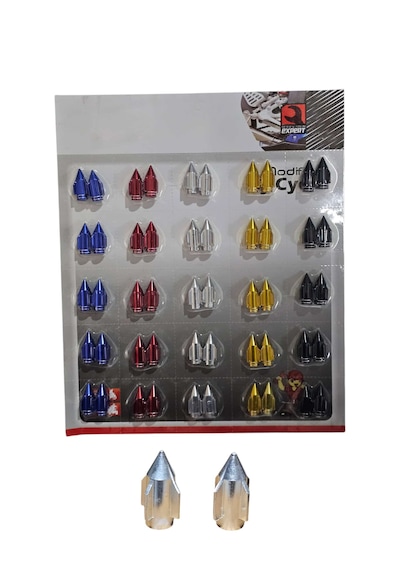 Renkli Sibop Kapağı Gülücük Model Paket 25 Tk-2854 25 Takım 1 Paket