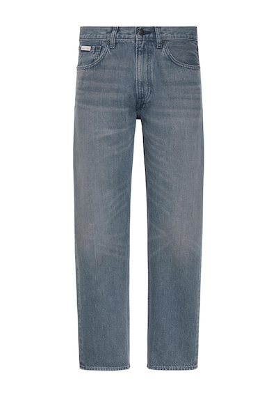 Calvin Klein 90'lar Düz Kesim Mavi Kül Rengi Jean Pantolon-14706 Gri