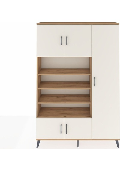 Arges Dolap 11 Raflı 5 Kapaklı 132x30x195 Çam-aytaşı/çam Çam Arges Dolap 11 Raflı 5 Kapaklı 132x30x195 Çam-aytaşı/çam Çam