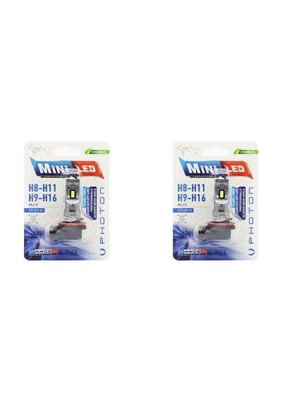 Audı Rs5 2007-2011 İle Uyumlu Mini H11 Sis Lambası 16000 Lumens