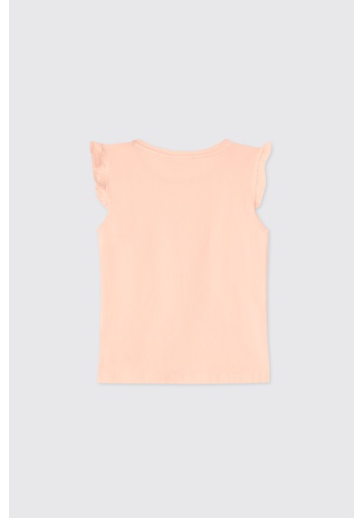 Panço Kız Bebek Pudra Tişört 2611gb05059 Pembe