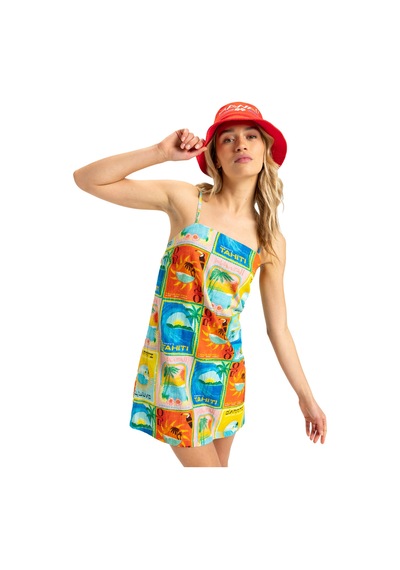Roxy Roxy Atlas Playa Blanca Slip Dress Kadın Elbise Xbyr Çok Renkli Roxy Roxy Atlas Playa Blanca Slip Dress Kadın Elbise Xbyr Çok Renkli