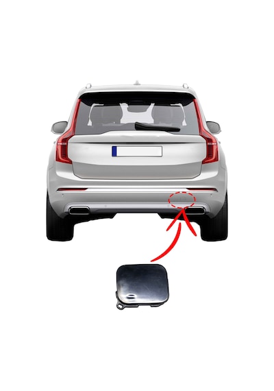 Volvo Xc90 Arka Tampon Çeki Demir Kapağı 2015 2024 31353391