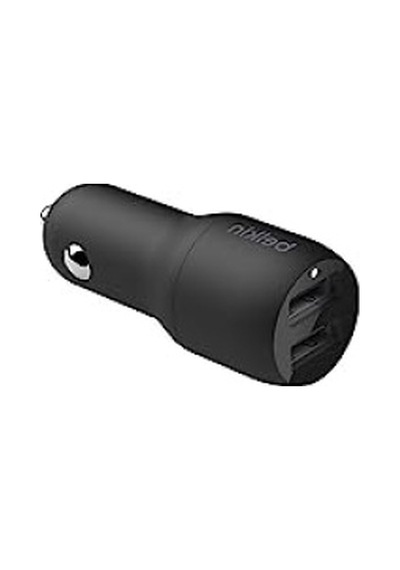 24w Araç Şarjı - Çift Bağlantı Noktası, Usb-a Ve Usb-c Uyumlu
