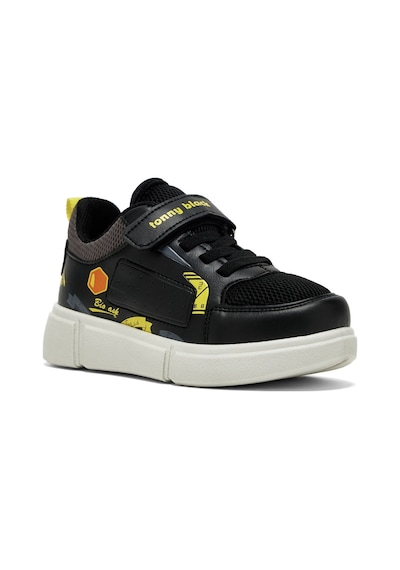 Tonny Black Çocuk Unisex Siyah Sarı Rahat Kalıp Cırtlı Ayakkabı Siyah - Sarı Tonny Black Çocuk Unisex Siyah Sarı Rahat Kalıp Cırtlı Ayakkabı Siyah - Sarı