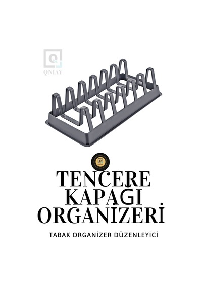 Tencere Kapağı Organizeri 6 Bölmeli Tencere Kapak Tabak Düzenleyici Organizer Rafı Dolap Içi Q90 Pl Diğer