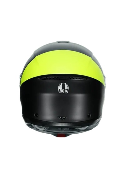 Agv Kask Tourmodular Mlt Balance Matt Blk Ylw Fl Grey Siyah