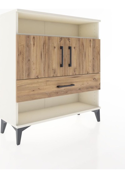 Arges Şifonyer 3 Raflı Tek Çekmeceli 2 Kapaklı 88x30x96 Aytaş... Aytaşı