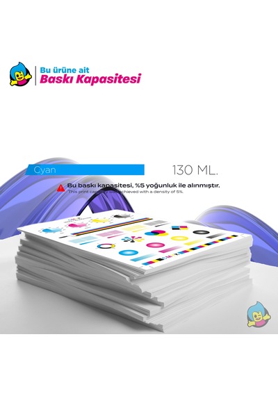 Hp Uyumlu Tonermax 738 498n5a 130 Ml Mavi Kartuş / Designjet T850 / T950
