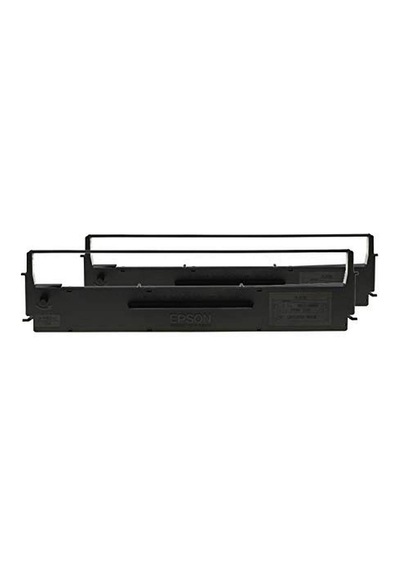 Epson C13s015614 Lx300 Yazıcı Renk Şeridi-2 Twin Pack, Siyah/naylon