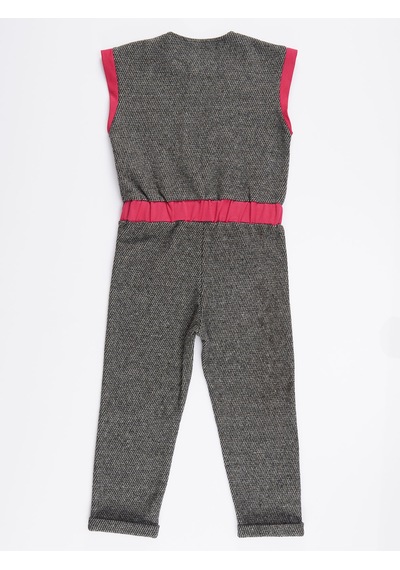 Denokids Mushi Girl Gang Kız Çocuk Salopet Çok Renkli