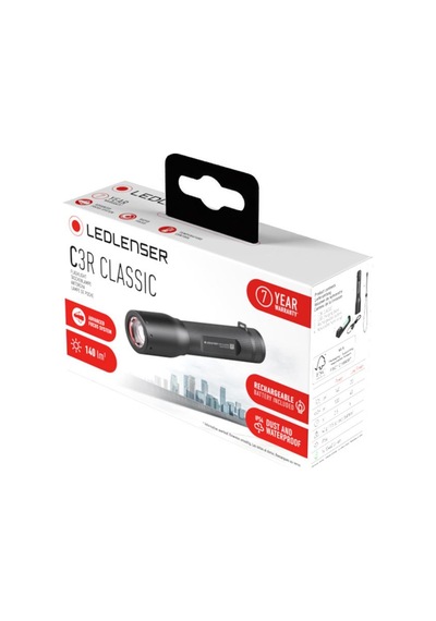 Ledlenser C3r Classic El Feneri Siyah