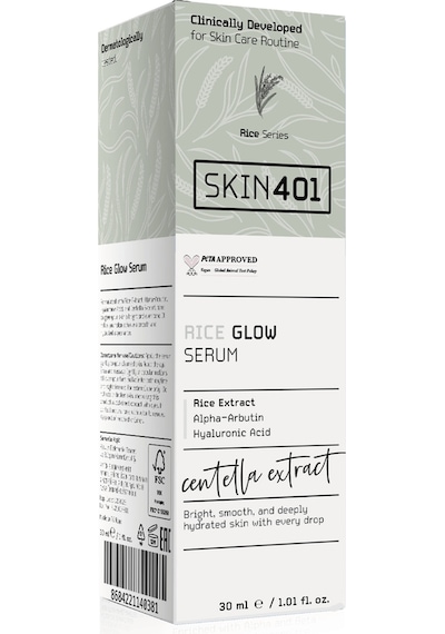 Skin401 Pirinç Özlü Aydınlatıcı Ve Parlaklık Etkili Serum 30ml