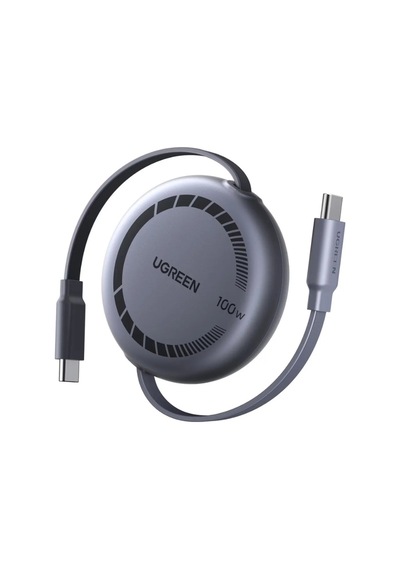 Ugreen Nexode 100w Geri Çekilebilir Usb-c - Usb-c Hızlı Şarj Kablosu, 1 Metre, 65905