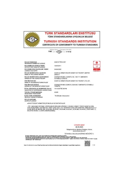 Nemo Spiralli Kuğu Lavabo Bataryası Acar 31.01.391 Diğer
