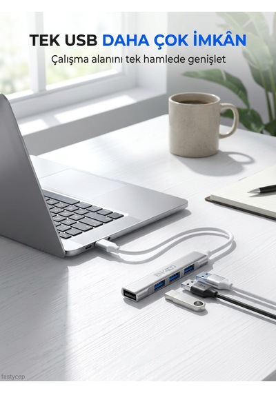Ekd-uh60, Usb3.0 To 3xusb 2.0, 1xusb 3.0, Metal, Usb Hub