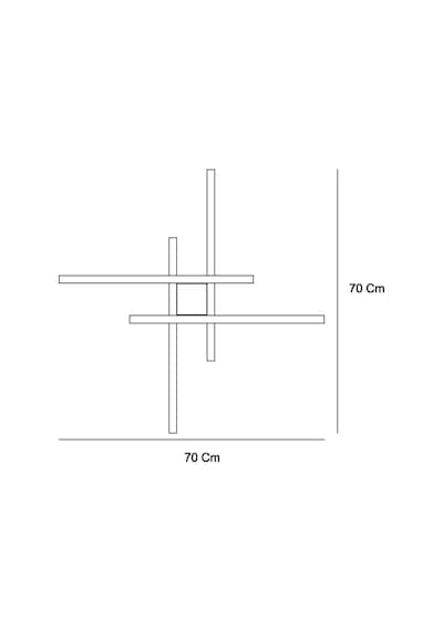 Tra74155 Eco 70*70 Cm Led Aplik Compass (545959887) Beyaz