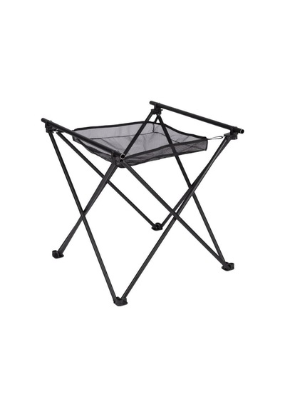 Katlanabilir Kamp Masası Orta 50 X 55 X 53cm Siyah