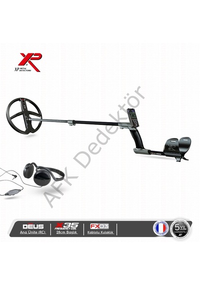 Xp Deus Rc Ana Üniteli 28 Cm X35 Başlıklı Fx03 Kablolu Kulaklıklı Metal Dedektör