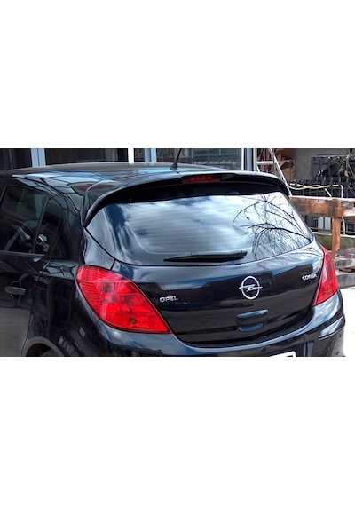 Opel Corsa D Spoiler 4 Kapı Fiber Astarlı