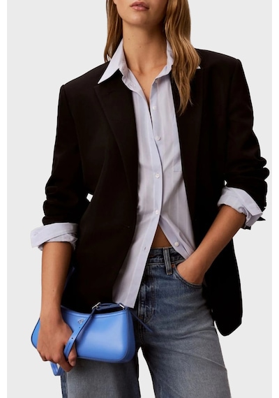 Calvin Klein Logolu Ayarlanabilir Çanta Lv04f3170gcg1 Kadın Çanta Lv04f3170g Cg1 Mavi
