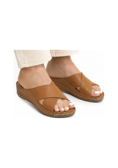 N Napa Shoe Np.312.taba Deri Terlik