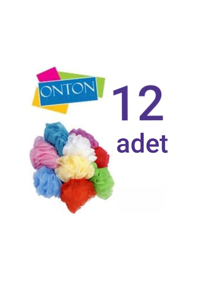 Onton Banyo Duş Lifi 35 G 12'li Çok Renkli