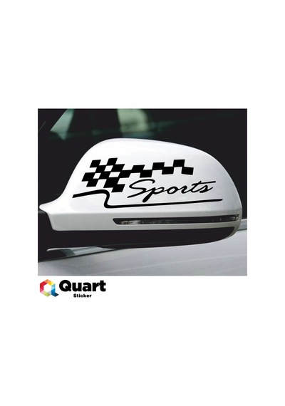 2 Adet Sport Yan Ayna Oto Sticker Araba Sticker