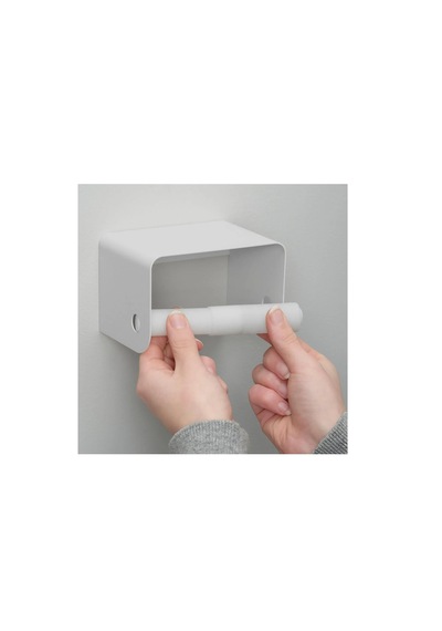 Ikea Enudden Tuvalet Kağıtlığı , Beyaz, 9x13x8 Cm