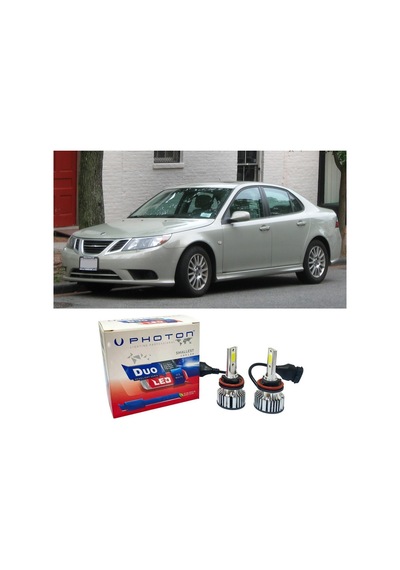 Saab 9-3 Led Xenon Uzun + Kısa Far Ampulü H4 Duo Yeni Seri Beyaz