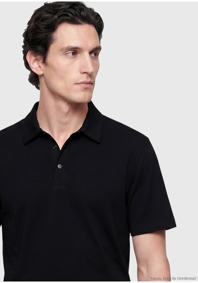 Ramsey Siyah Düz T-shirt
