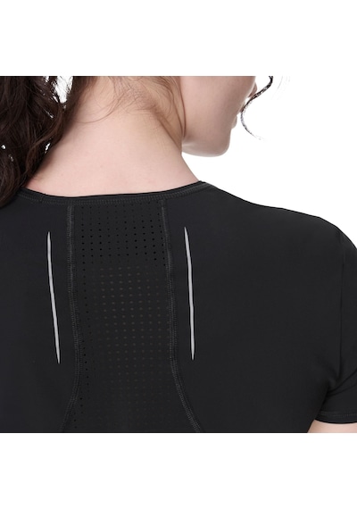Sweaty Betty Sweaty Betty Zero Gravity Race Fit Tee Kadın Siyah Koşu Tişört Blk Siyah