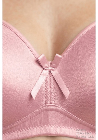 Cottonill Bra - Elvia Büyük Beden Parlak Balensiz Straplez Minimizer Kadın Sütyen 3'lü Paket Çok Renkli